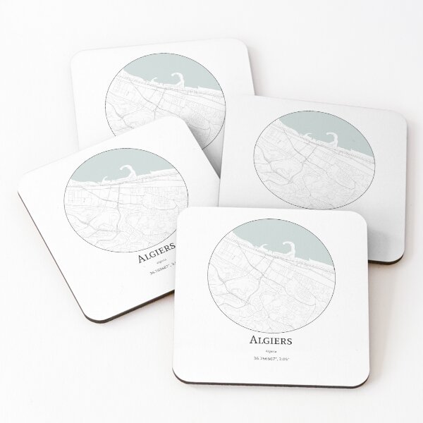Item preview, Topography of Algiers designed and sold by JohnnysHeath.