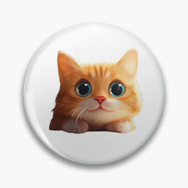Item preview, cute orange cat designed and sold by Natthiya Minimal.