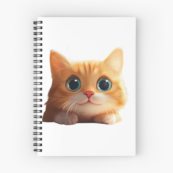 Item preview, cute orange cat designed and sold by Natthiya Minimal.