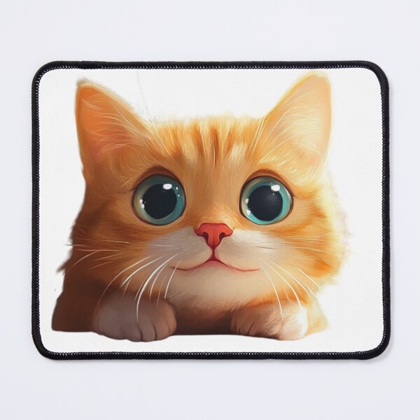 Item preview, cute orange cat designed and sold by Natthiya Minimal.