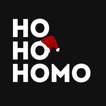 Artwork thumbnail, Ho, Ho, Homo | LGBTQ+ Pride, Festive & Fun by Iconic Days
