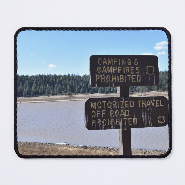 Item preview, Camping Prohibited designed and sold by MangoSeeds.