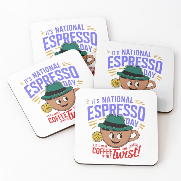 Item preview, NATIONAL ESPRESSO DAY WITH A TWIST designed and sold by thespecialtyhub.