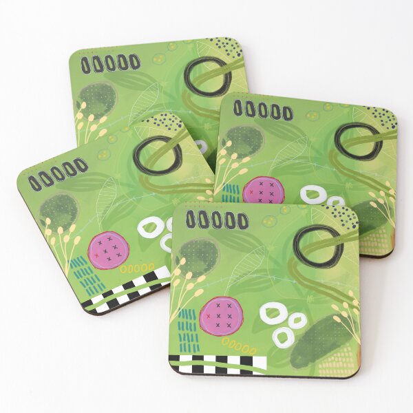 Item preview, GreenAbstract designed and sold by Abstract Art by Martina Kunze.