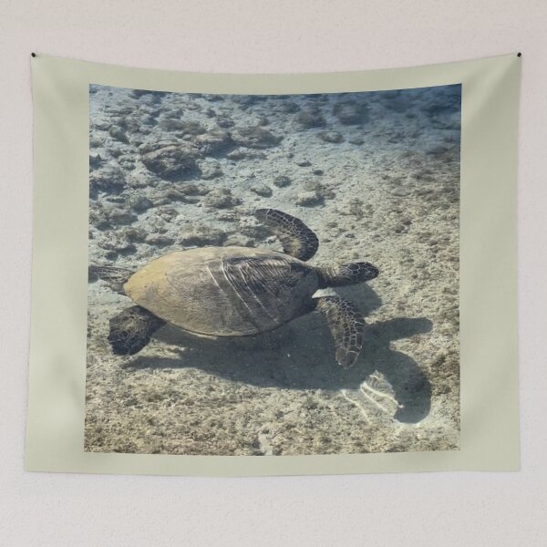 Item preview, Hawaii Big Island Sea Turtle designed and sold by LiaIsabellaArt.