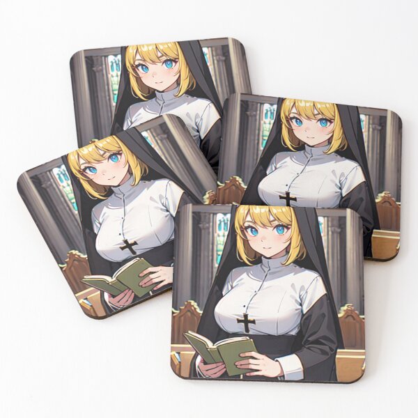 Artikelvorschau, Nonne Kirche Blonde Anime Mädchen entworfen und verkauft von kenvel.