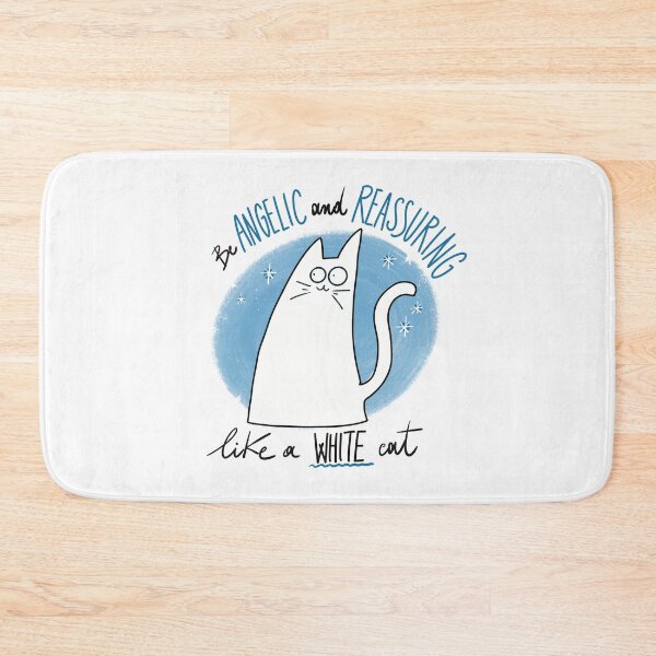 Item preview, White cat mood designed and sold by robyna75.