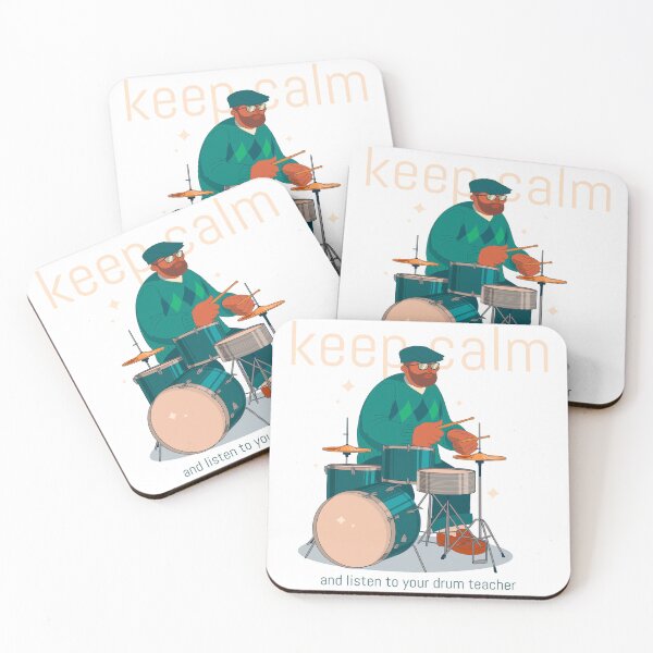 Item preview, Keep calm and listen to your drum teacher designed and sold by FirstTimeTees.