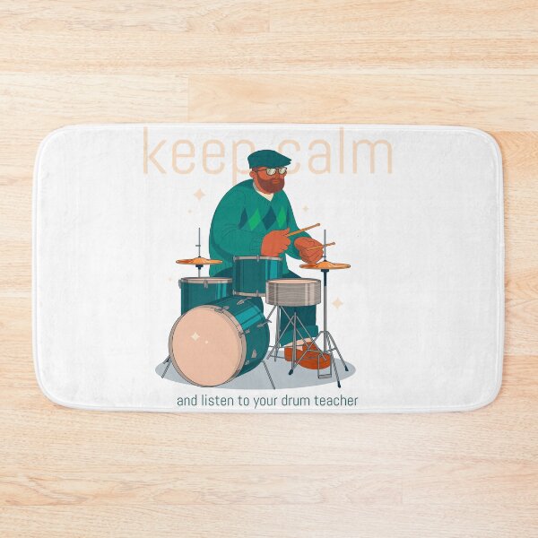 Item preview, Keep calm and listen to your drum teacher designed and sold by FirstTimeTees.