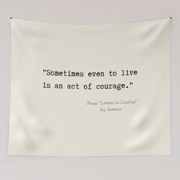 Item preview, A Quote about Despair from "Letters to Lucilius" by Seneca designed and sold by Poemit.