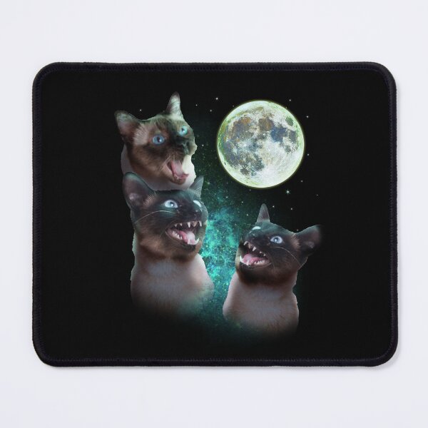 Item preview, Three Catss Maow At Moon Funny Dog Lover Design designed and sold by PNGShop.