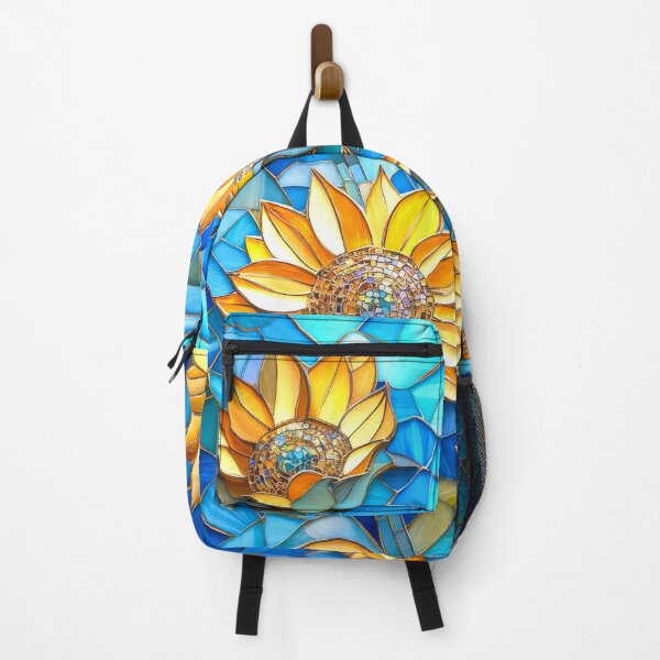 Item preview, Bright Sunflowers Stained Glass Art designed and sold by MargaretWiktor.