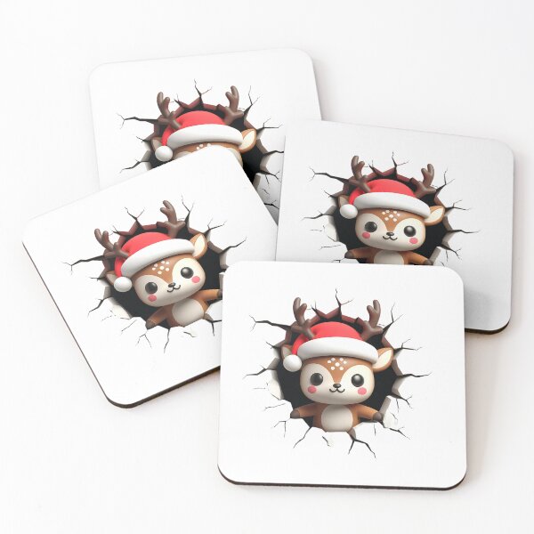 Item preview, Reindeer smash 3D - christmas fun gift designed and sold by Randomnessy.