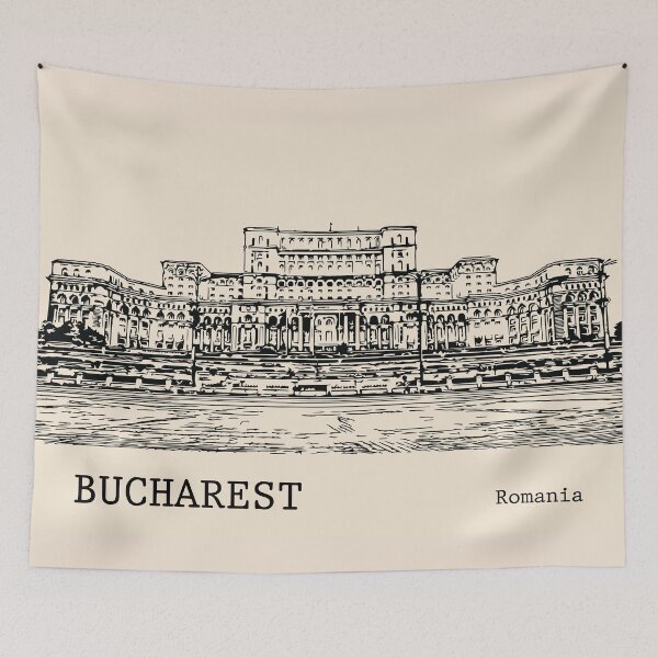 Item preview, Bucharest Romania designed and sold by Lakeric Cityscapes.