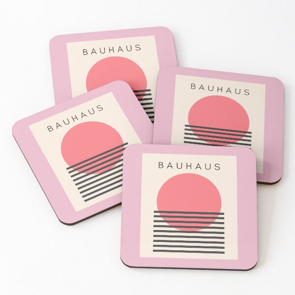 Item preview, Bauhaus Abstract Modern Art Pink Sun  designed and sold by Jeallan Designs.
