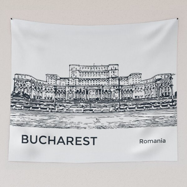 Item preview, Bucharest Romania designed and sold by Lakeric Cityscapes.