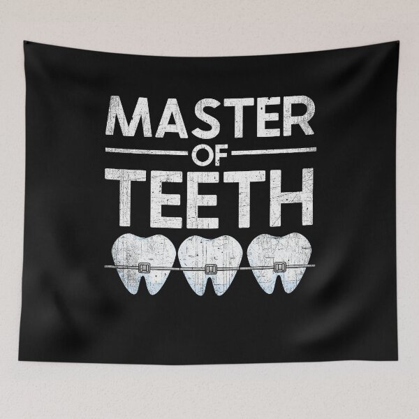 Item preview, Master Of Teeth Funny Dentist Design designed and sold by PNGShop.