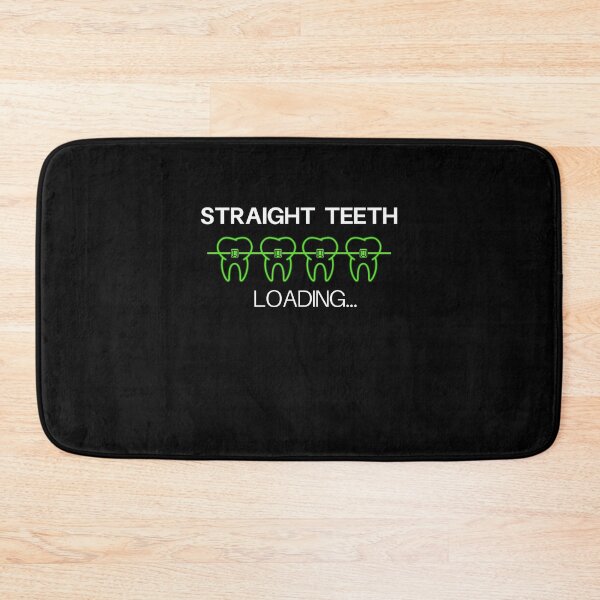 Item preview, Straight Teeth Loading Funny Dentist Design designed and sold by PNGShop.
