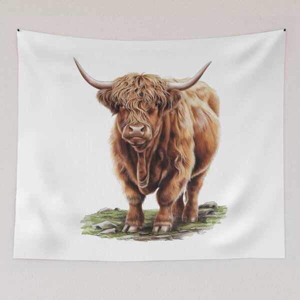Item preview, Hairy Highland Harold designed and sold by Angry Swan Designs.
