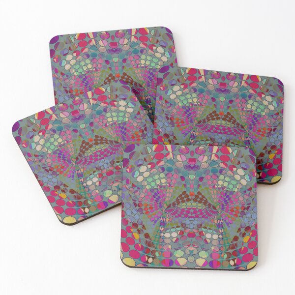 Item preview, mosaic of colorful circles designed and sold by AnnabellaRh.