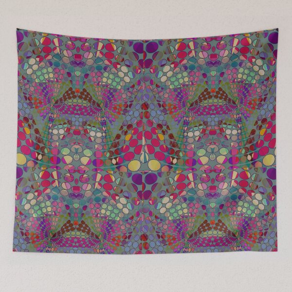 Item preview, mosaic of colorful circles designed and sold by AnnabellaRh.