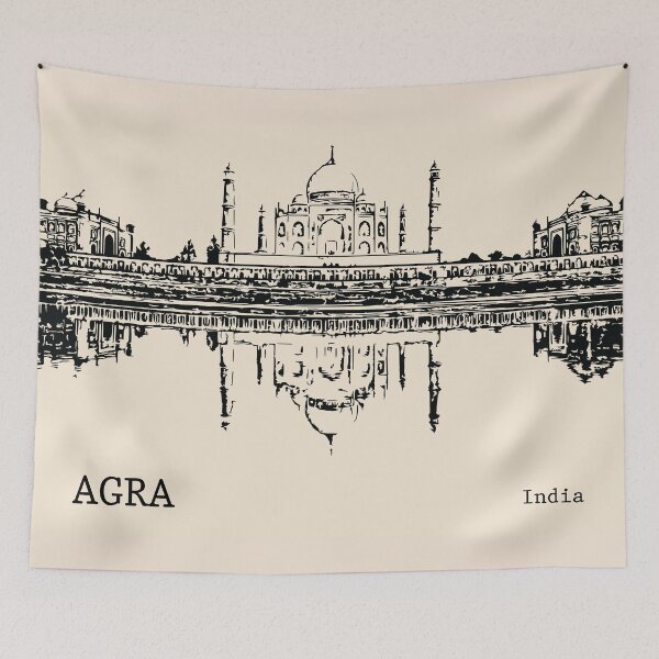 Artikelvorschau, Agra, Indien entworfen und verkauft von Lakeric Cityscapes.