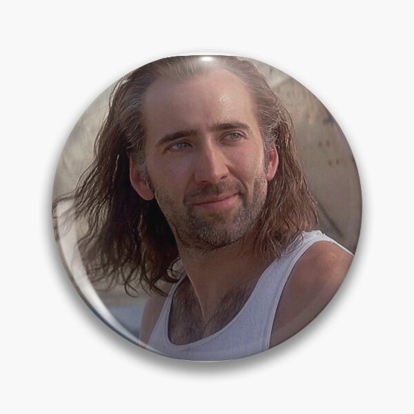Item preview, Smiley With Air Nic Cage designed and sold by Sabrina Batista.