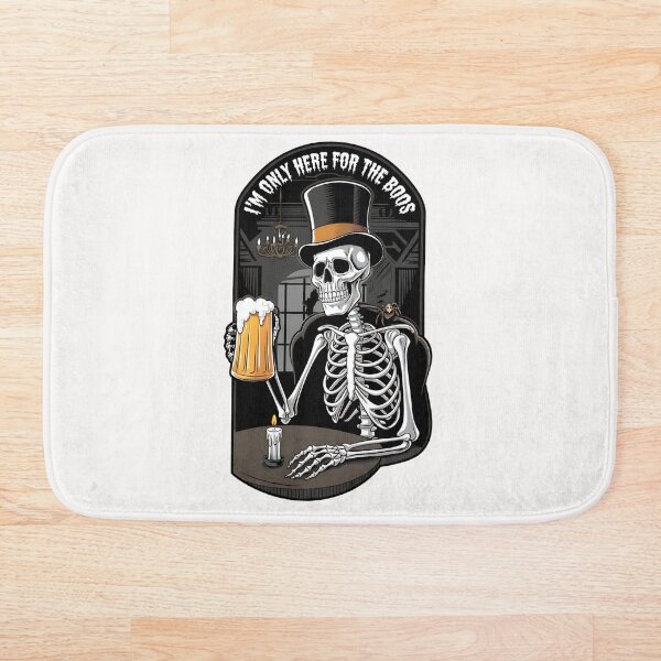Item preview, I'm Only Here For The Boos Halloween Skeleton designed and sold by ZeptepiTrends.