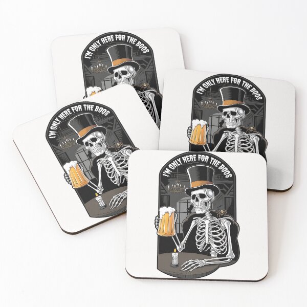 Item preview, I'm Only Here For The Boos Halloween Skeleton designed and sold by ZeptepiTrends.