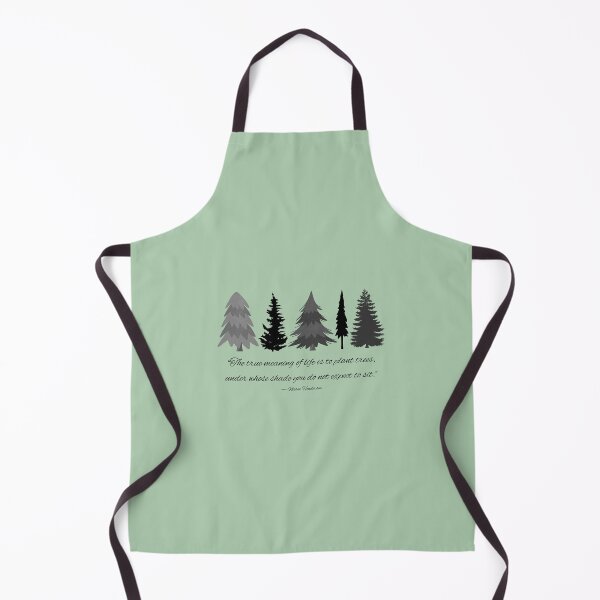 Item preview, Meaning of Life is to plant trees gray black transparent background designed and sold by Ideas-BYDESiGN.
