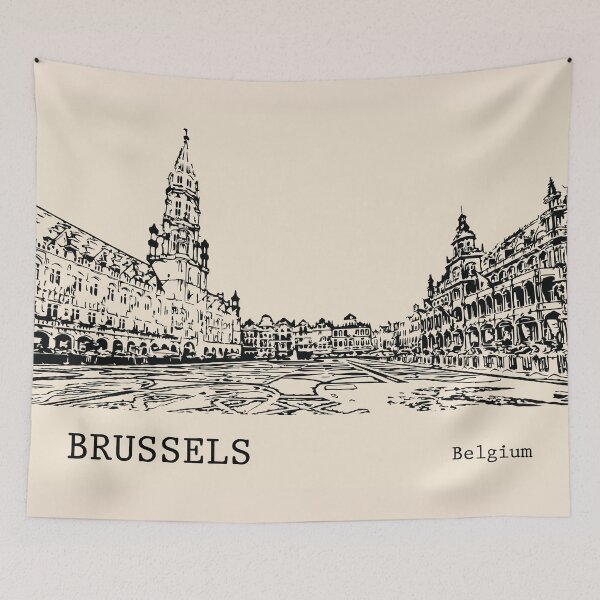 Item preview, Brussels Belgium designed and sold by Lakeric Cityscapes.