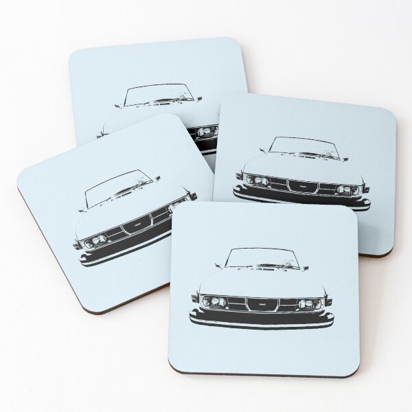 Item preview, Saab 99 classic 1970s Swedish car monoblock black designed and sold by soitwouldseem.