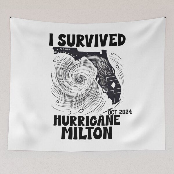 Item preview, Hurricane Milton Survivor Florida Stronger Than The Storm Pray For Florida Pray For NC designed and sold by SamShop ⭐⭐⭐⭐⭐.