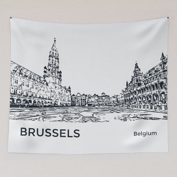 Item preview, Brussels Belgium designed and sold by Lakeric Cityscapes.