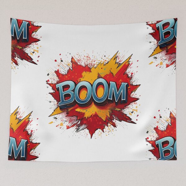 Item preview, Boom Comic Sound Effect – Bold Pop Art Design designed and sold by RaiyaTees.