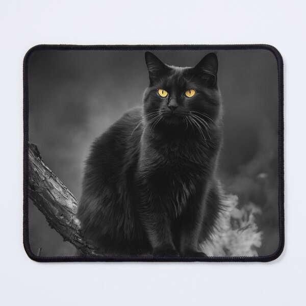 Item preview, Black Cat Orange Eyes designed and sold by Jasna Dragun.