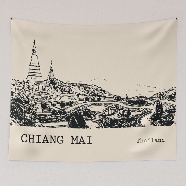 Artikelvorschau, Chiang Mai Thailand entworfen und verkauft von Lakeric.
