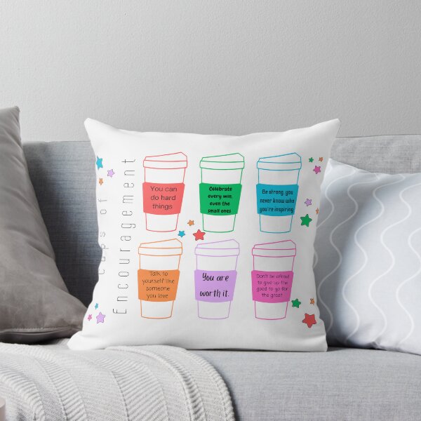 Item preview, Cups of Encouragement 6 coffee mug with inspirational quote designed and sold by Ideas-BYDESiGN.