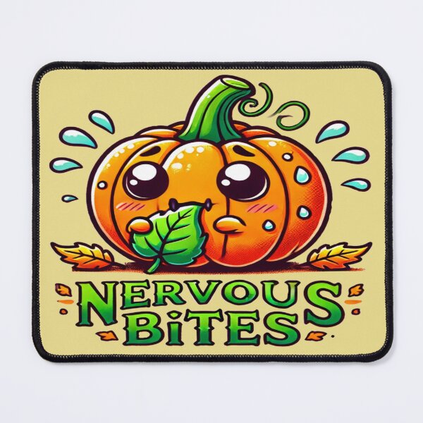 Item preview, Anxious Pumpkin- Nervous Bite designed and sold by Rajasekar.