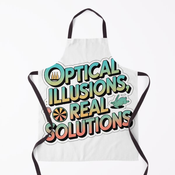 Item preview, Optical Illusions, Real Solutions" Sticker designed and sold by Mood Coffee art.