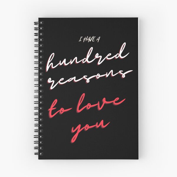 Item preview, Hundred Reasons to love you designed and sold by Piotr Rosiak.