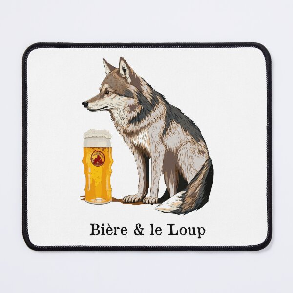 Item preview, BEER AND THE WOLF! designed and sold by francoisville.