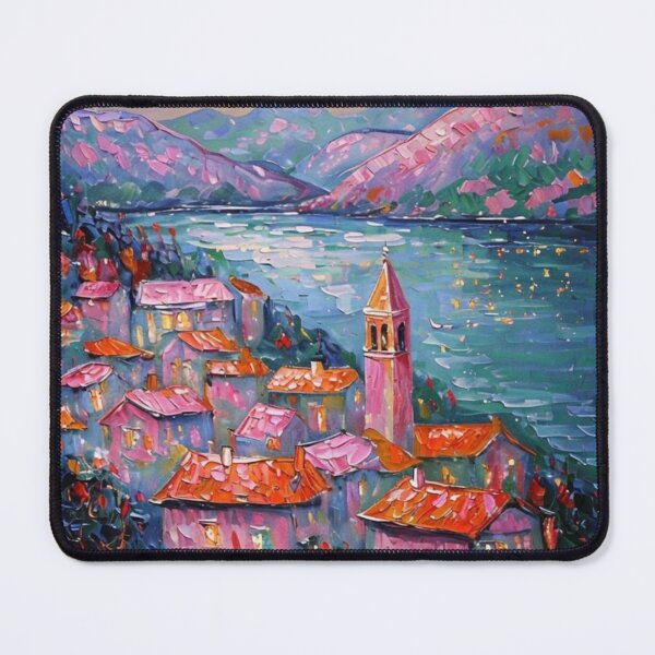 Item preview, Lakeside Village in festive atmosphere designed and sold by joejiing.