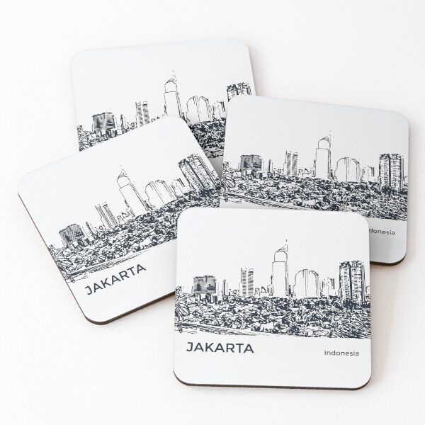 Item preview, Jakarta Indonesia designed and sold by Lakeric Cityscapes.