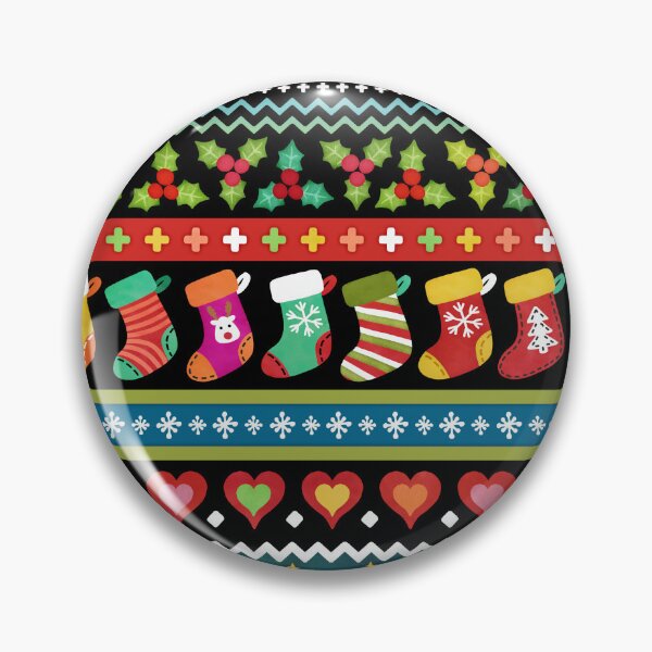 Item preview, Fair Isle Christmas jumper rainbow stripes designed and sold by adenaJ.
