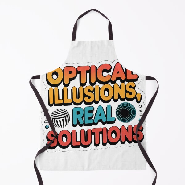 Item preview, Optical Illusions, Real Solutions Sticker designed and sold by Mood Coffee art.