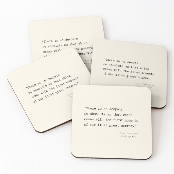 Item preview, A Quote about Despair from “Adam Bede" by George Eliot designed and sold by Poemit.