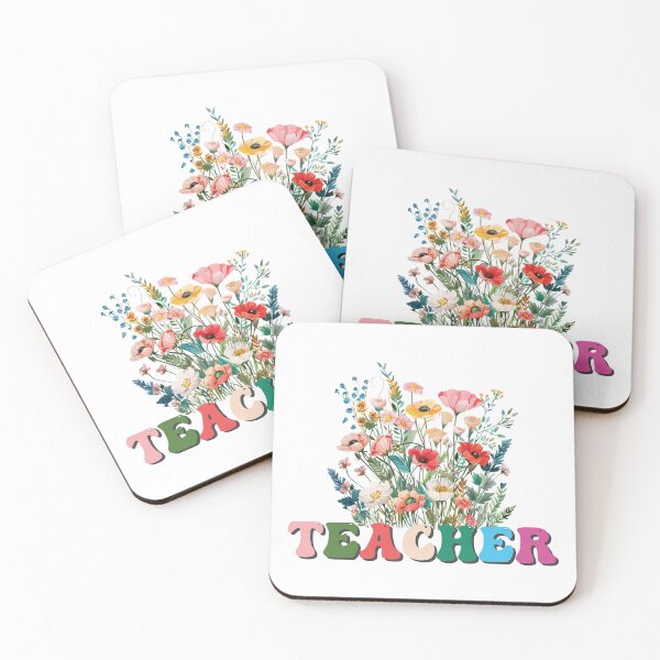 Item preview, teacher with wildflowers, teacher, teacher life designed and sold by LissethsWorld.