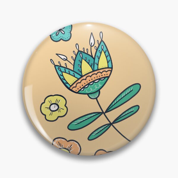 Item preview, green flower designed and sold by HorsChamp.