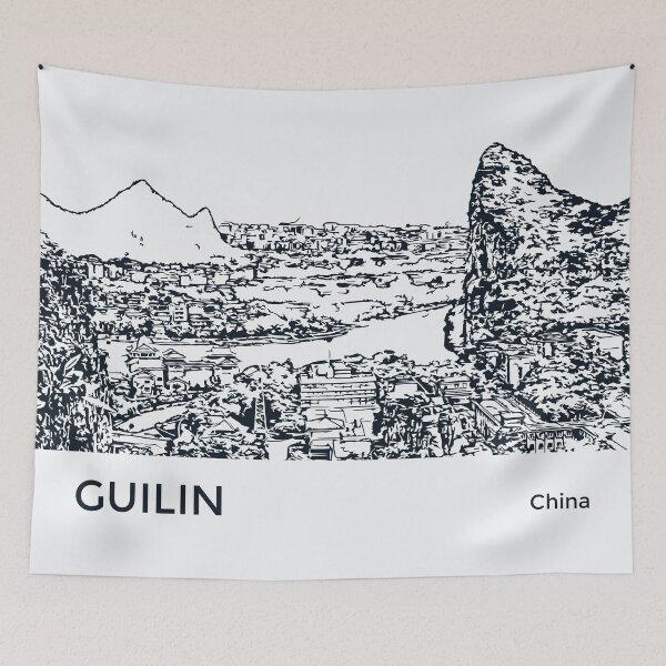 Item preview, Guilin China designed and sold by Lakeric Cityscapes.